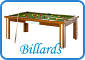 Table de billards domestiques ou billard table: pool, américain, français