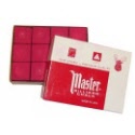 Craie MASTER: boite de 12 craies rouges