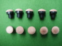 Lot de 10 procedés à visser - vis plastique