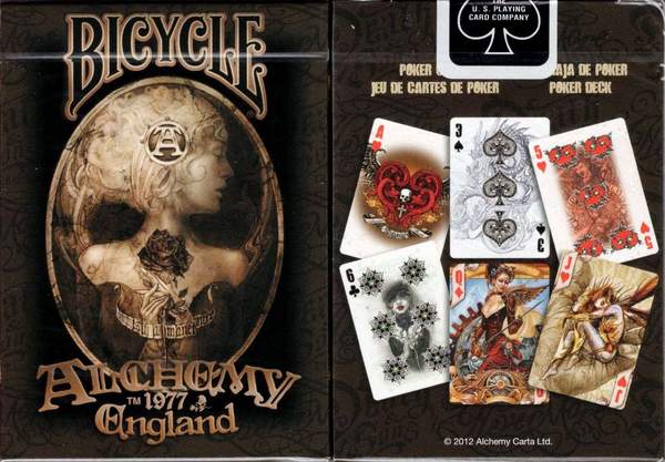 jeu carte poker bicycle alchemy 1977 england-3