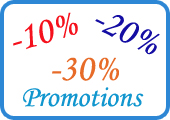 Toutes les promotions actuelles de notre boutique