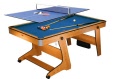 Billard américain pliable 6Ft - CLIFTON avec roulettes + ping pong