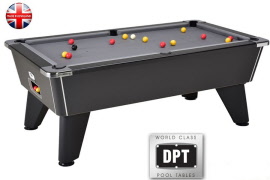 billard pool omega v2 7ft noir drap gris w547ngr