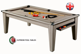 Billard anglais 8 pool 210cm - SUPREME YORK 7Ft - Plateau Table inclu