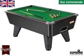 billard pool winners 7ft noir drap vert