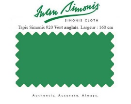 drap billard americain iwan simonis 920 vert anglais w589v