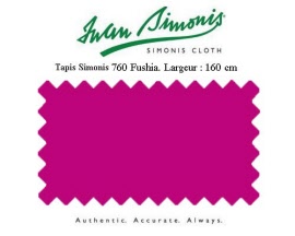 drap billard americain iwan simonis fushia w584fus