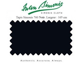 drap billard americain iwan simonis noir w584n