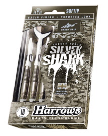 flechette-softip-harrows-silver-shark-nylon-detail