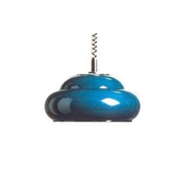 luminaire billard 1 globe milano bleu g171b