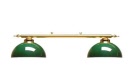 luminaire billard 2 globes canopy vert g152v