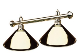 luminaire billard 2 globes laiton g142l