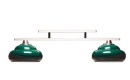 luminaire billard 2 globes milano vert g172v