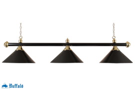 luminaire billard 3 globes noir buffalo g149n