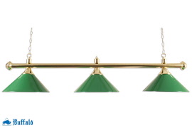 luminaire billard 3 globes vert buffalo g149v